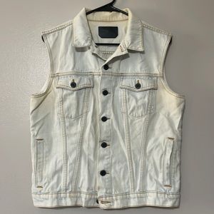 COPY - Proenza Schouler Small light wash denim vest